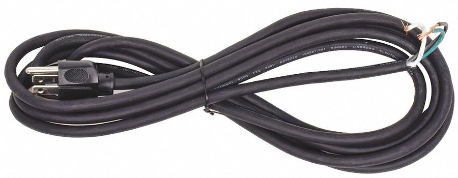 Power Cord 5-15P SJO 12 ft Blk 10A 18/3