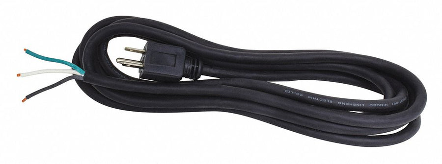 Power Cord 5-15P SJO 12 ft Blk 15A 14/3