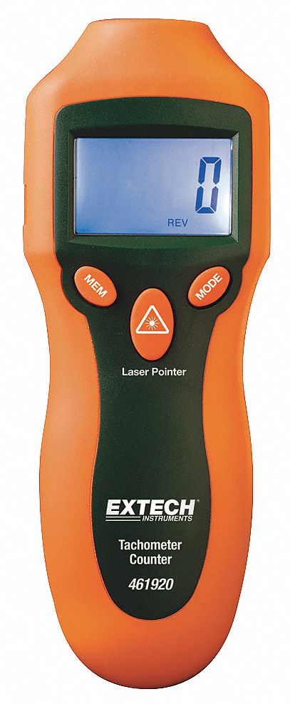 Tachometer +/-0.05% RPM Acc LCD