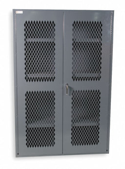 Storage Cabinet 72 x48 x18 Gray 3Shlv