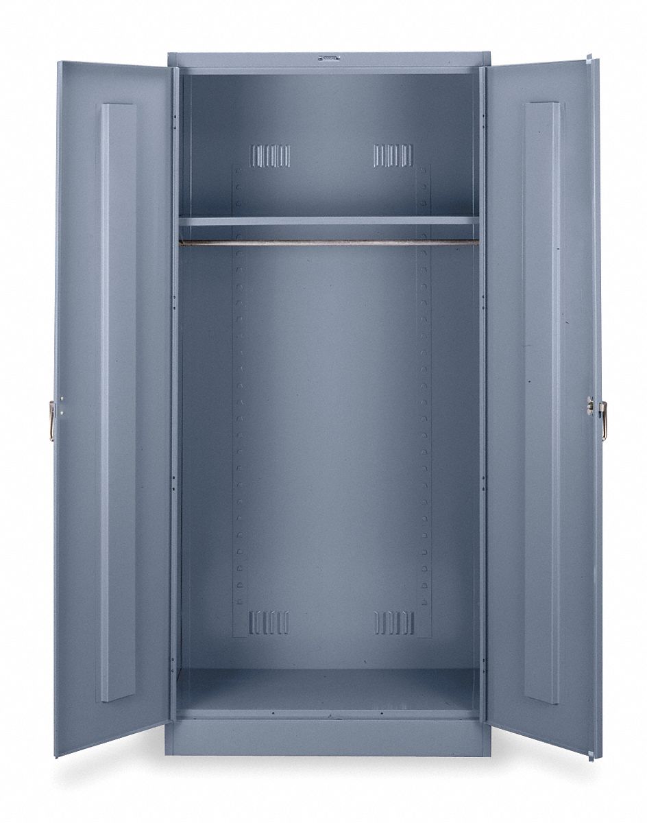 F0308 Storage Cabinet 78 x36 x18 MdGry 1Shlv