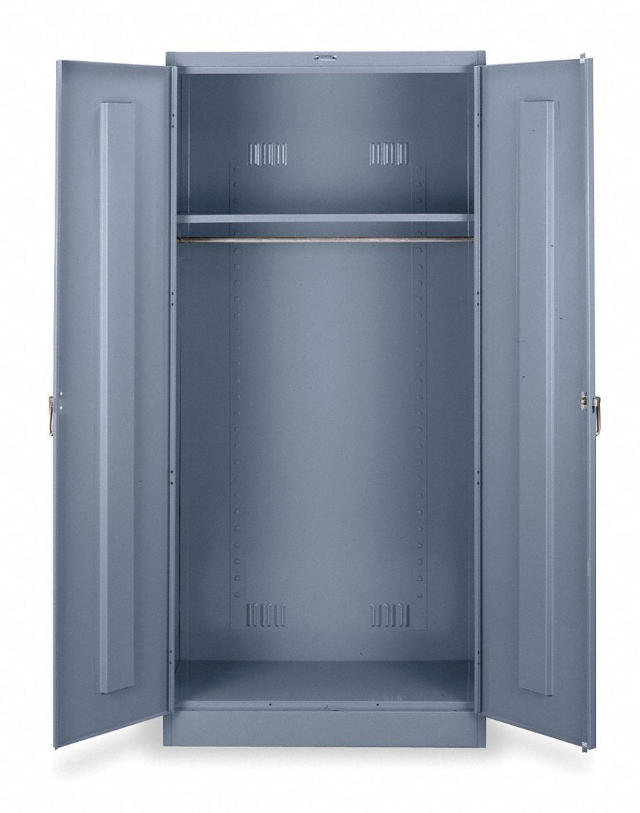 F0308 Storage Cabinet 78 x36 x18 MdGry 1Shlv