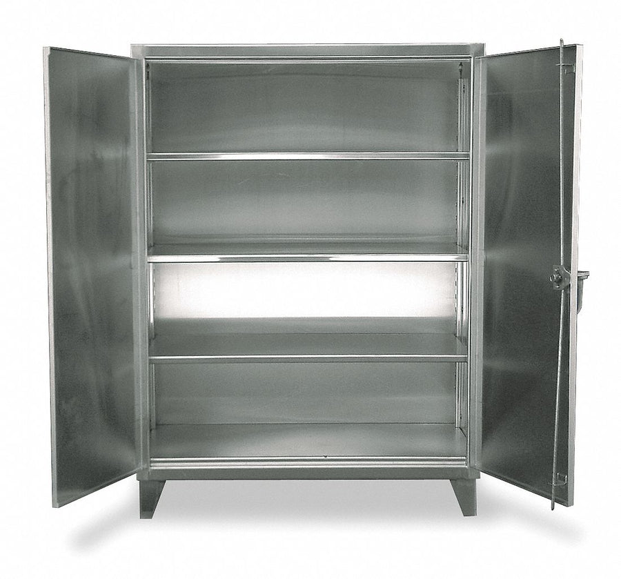 Strg Cab 66 x36 x24 Silver 3Shlv