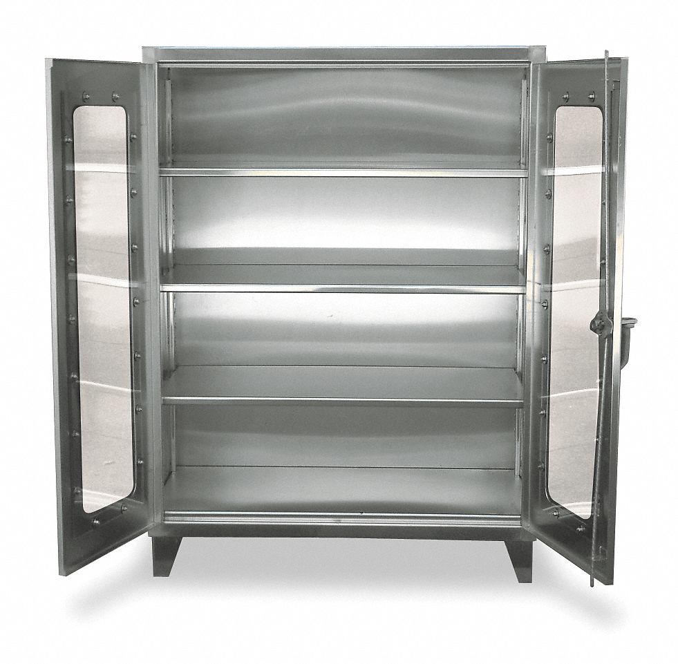 Strg Cab 66 x48 x24 Silver 3Shlv
