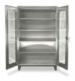 Strg Cab 78 x48 x24 Silver 4Shlv