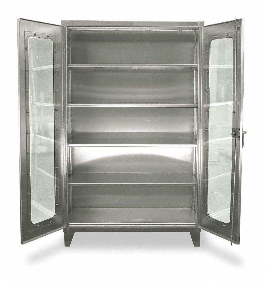Strg Cab 78 x48 x24 Silver 4Shlv