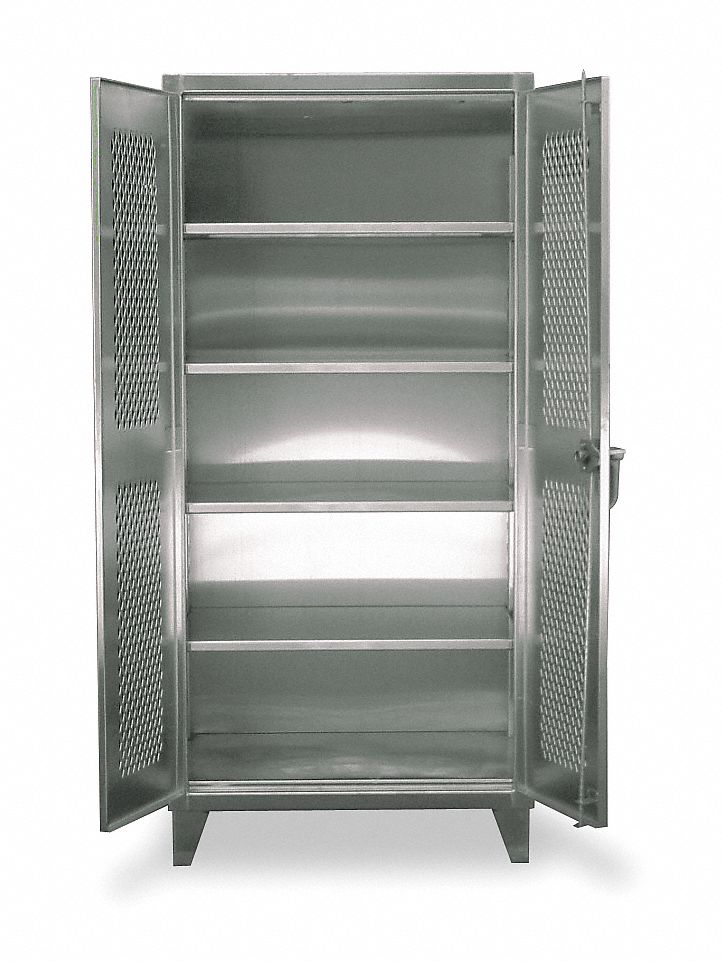 Strg Cab 78 x60 x24 Silver 4Shlv