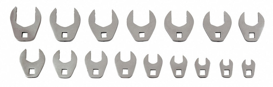 Crowfoot Skt Set Steel DvSz 3/8 Metric