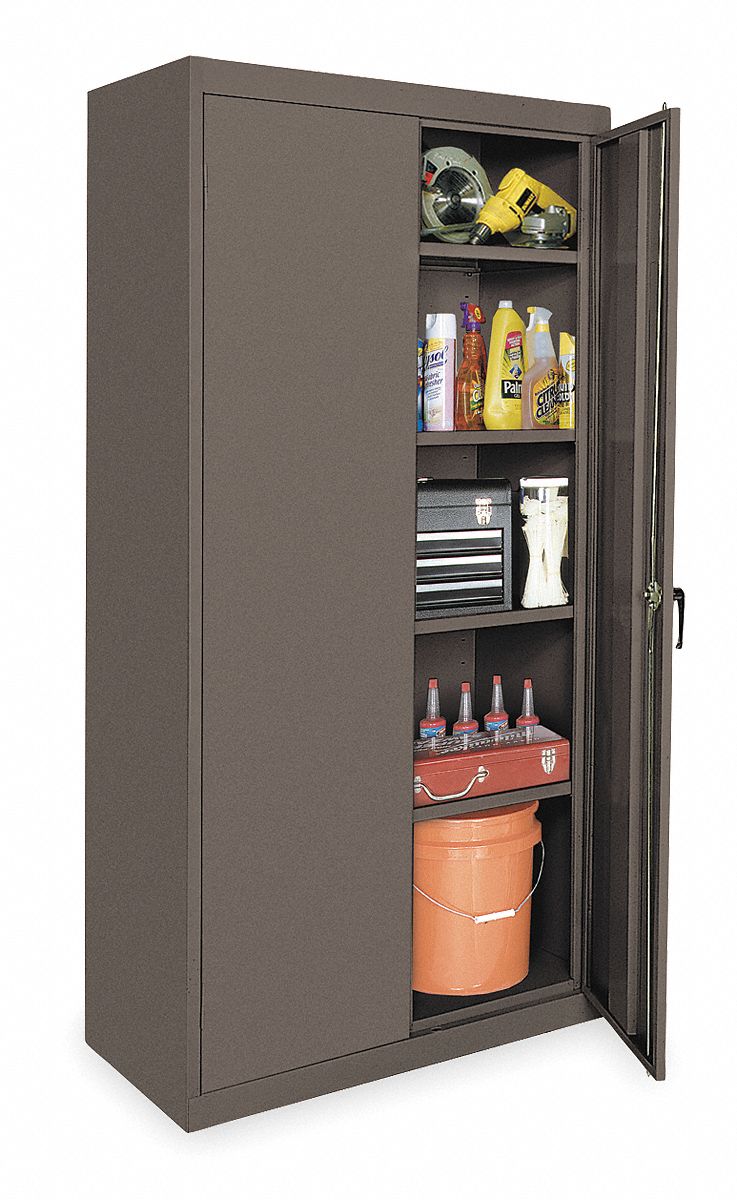 F8670 Storage Cabinet 78 x36 x24 Gray 4Shlv