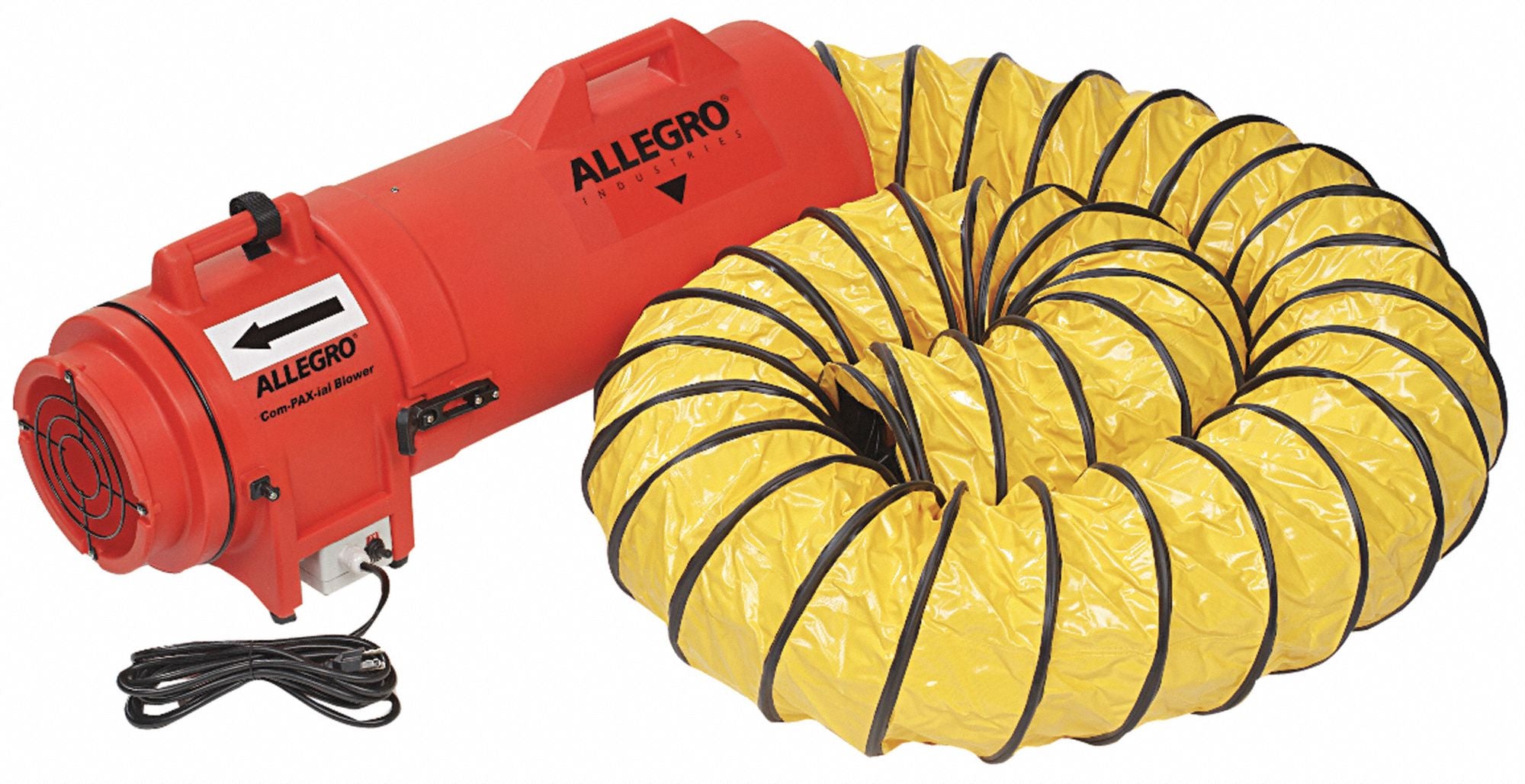 Confined Space Fan Orange 13 1/2 W