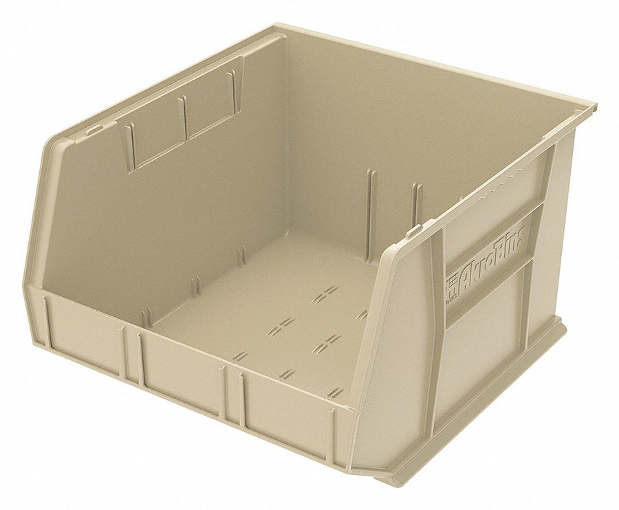 F8693 Hang and Stack Bin Stone Plastic 11 in