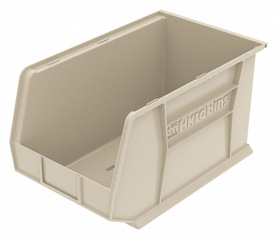F8691 Hang and Stack Bin Stone Plastic 10 in