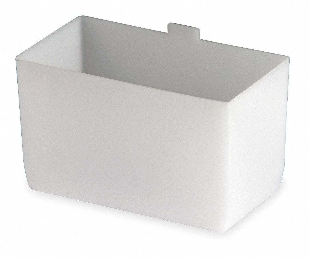 Bin Cups Clear Polymer 3 in