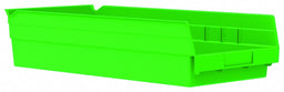 Shelf Bin Green Indstr Grd Poly 4 in