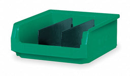 F0817 Bin Green Polyethylene 5 7/8 in