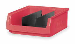 F0817 Bin Red Polyethylene 5 7/8 in