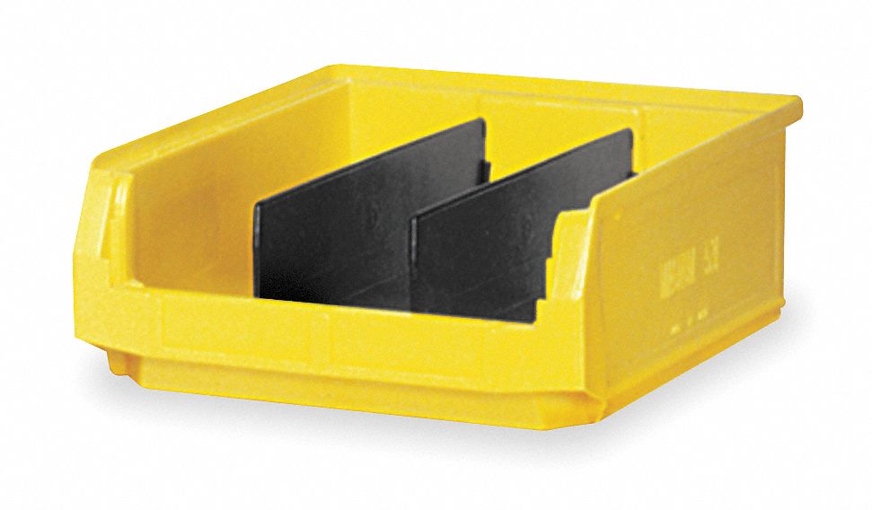 F0817 Bin Yellow Polyethylene 5 7/8 in
