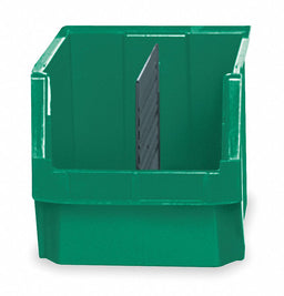 F0818 Bin Green Polyethylene 11 7/8 in