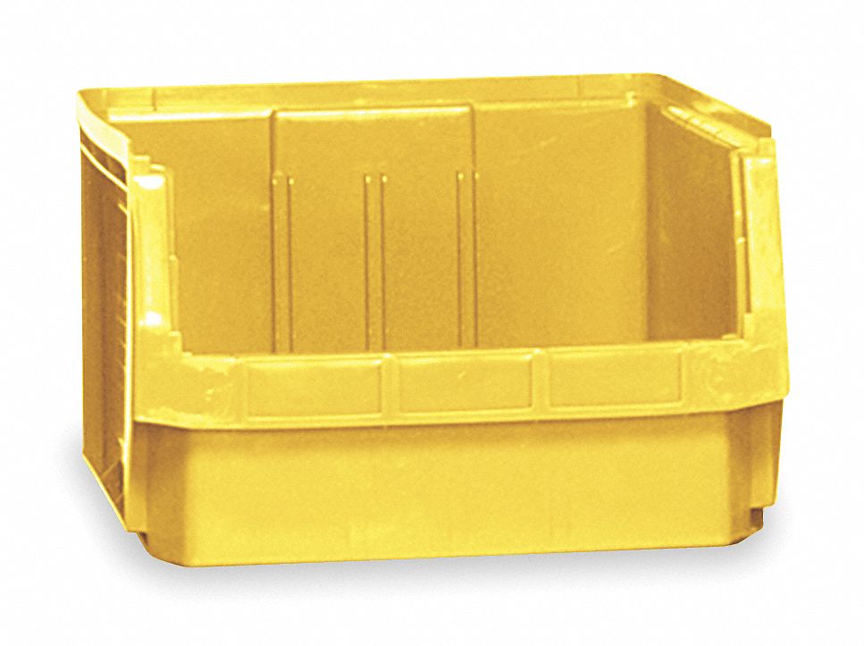 F8680 Bin Yellow Polyethylene 11 7/8 in