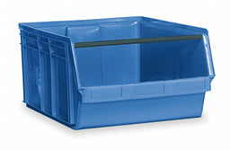 F8679 Bin Blue Polyethylene 11 7/8 in