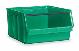 F8679 Bin Green Polyethylene 11 7/8 in