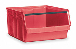 F8679 Bin Red Polyethylene 11 7/8 in