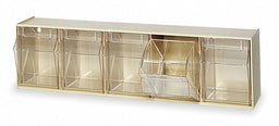 F1574 Tip-Out Bin Ivory Unfinished 6 1/2 in