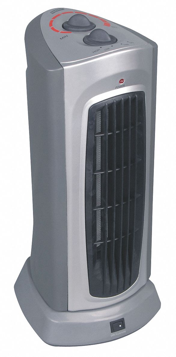 Prtbl Elct Heatr Gray 16-7/8 H