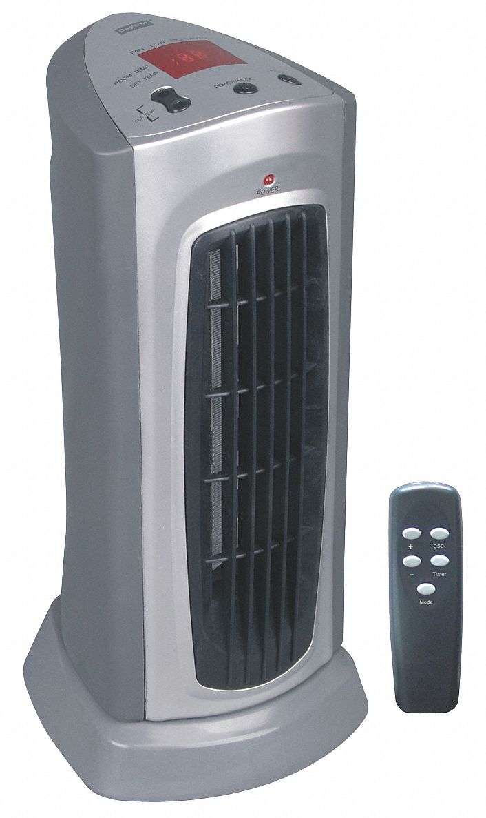Prtbl Elct Heatr Gray 16-7/8 H