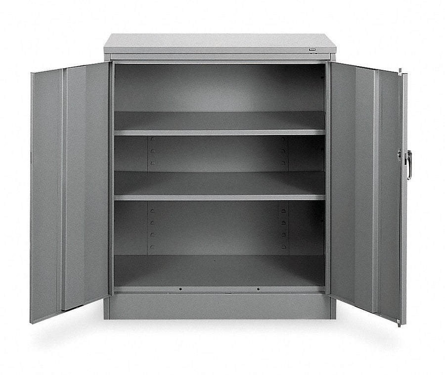Storage Cabinet 42 x36 x18 MdGry 2Shlv