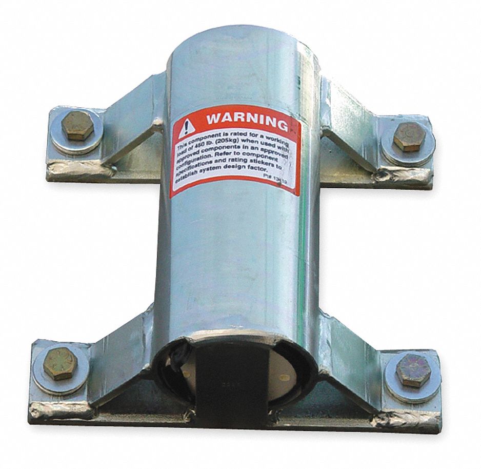 Hoist Wall Mount Sleeve 10 in L Silver