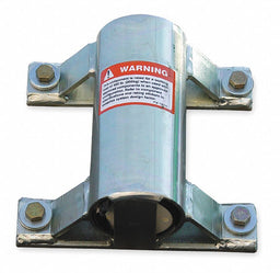 Hoist Wall Mount Sleeve 10 in L Silver