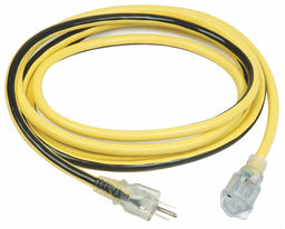 Ltd Ext Crd 25ft 12Ga 15A SJTW Yel/Blk