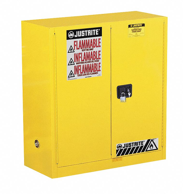 E4575 Flammable Safety Cabinet 30 gal Yellow