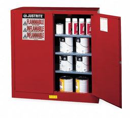 K3031 Paints and Inks Cabinet 40 gal Red