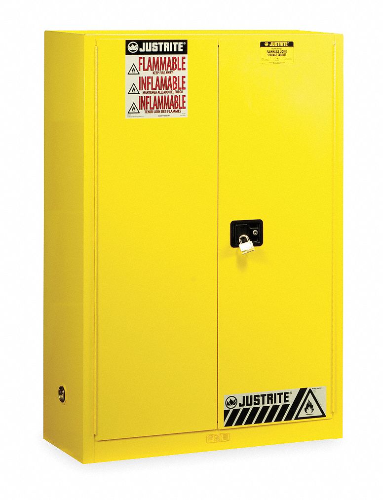 E4576 Flammable Safety Cabinet 45 gal Yellow