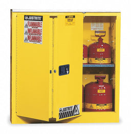 Flammable Safety Cabinet 30 gal Yellow