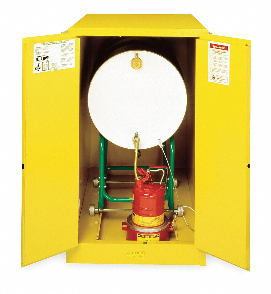 Flammable Cabinet Horizontal 55 gal YLW