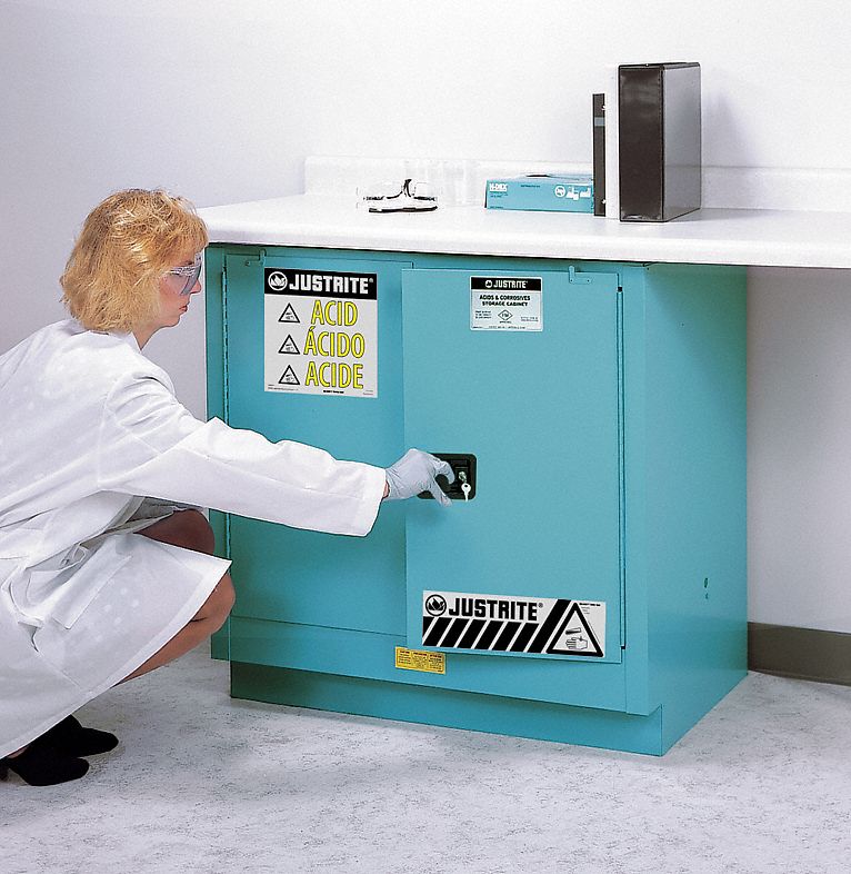 Corrosive Safety Cabinet Blue Standard