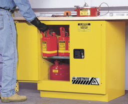 Flammable Safety Cabinet 22 gal Yellow