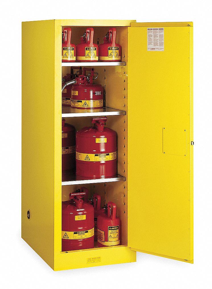 Flammable Safety Cabinet 54 gal Yellow