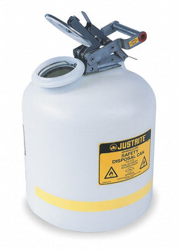 Disposal Can 2 gal White Polyethylene