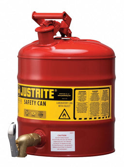 Type I Faucet Safety Can 5 gal Red