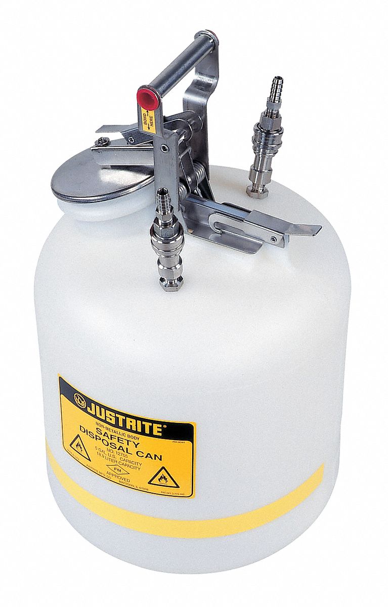 HPLC Waste Can 5 gal PTFE