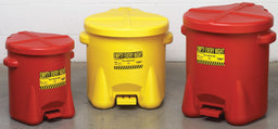 K8552 Oily Waste Can 10 gal Poly Yellow