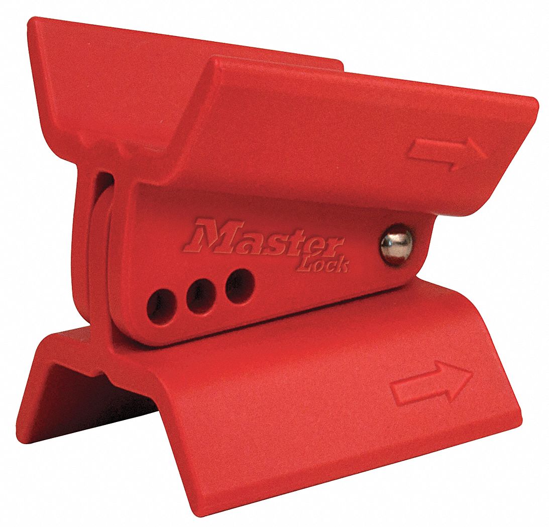 Butterfly Valve Lockout Universal Red