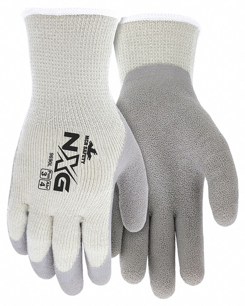 H7867 Cold Protection Gloves XL Gray Latex PR