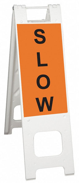 Barricade Sign Slow (Vert) 45 in H
