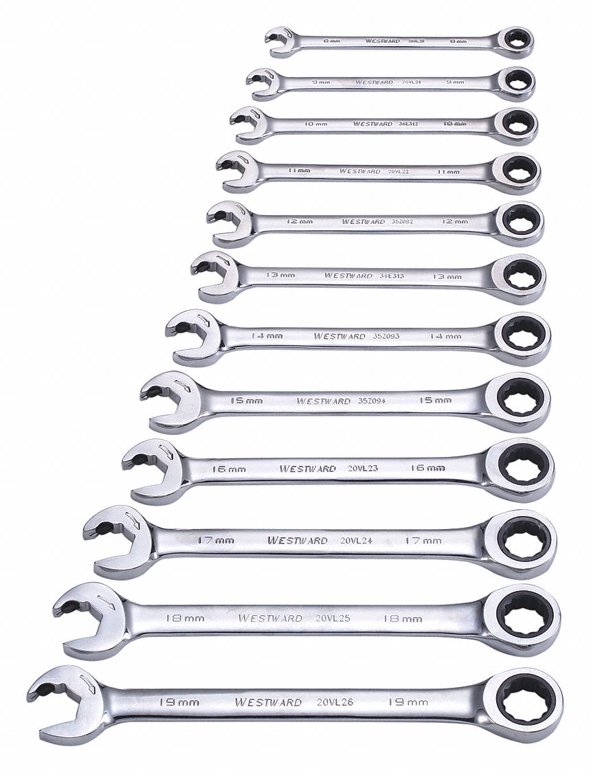 Combo Wrench St Steel Chrome Standard