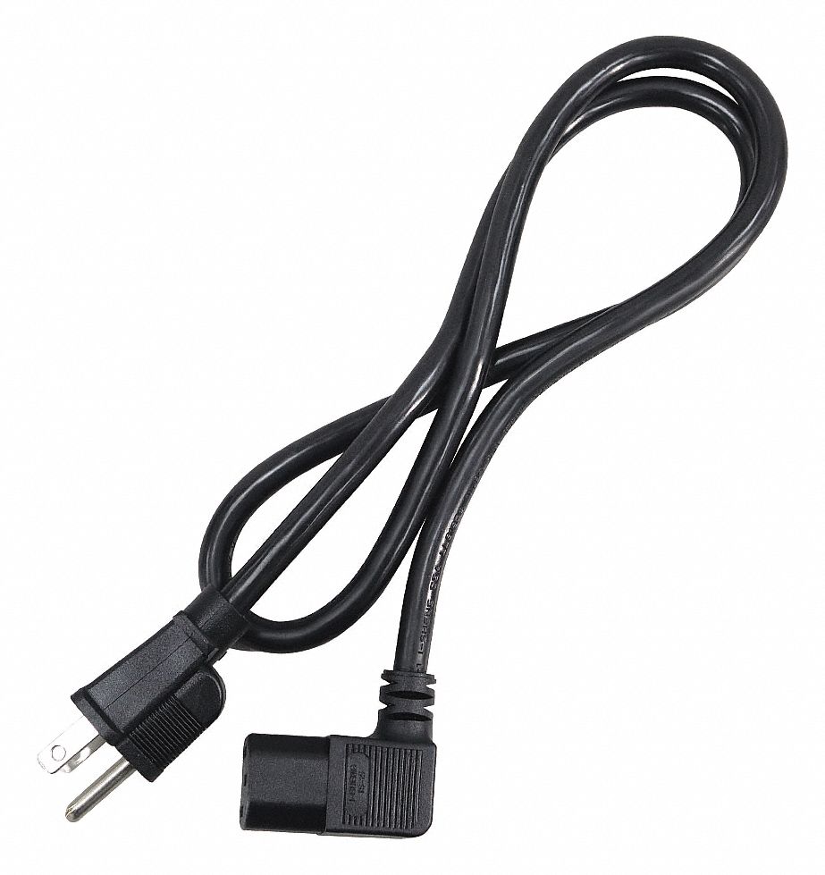 PC Powr Cord 5-15P IEC C13 3 ft Blk 13A